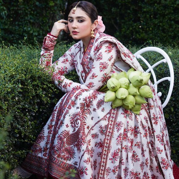 Hussain Rehar Designer Dress - Picture 3 of 16